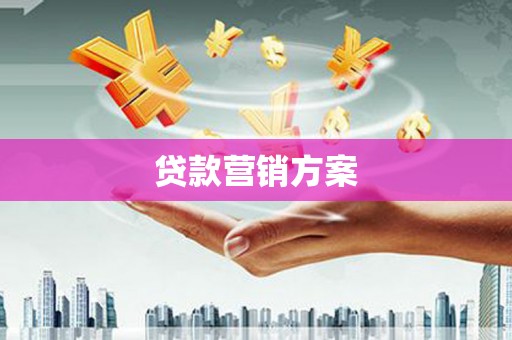 梨树县贷款营销方案
