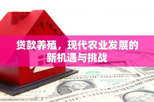 梨树县贷款养殖，现代农业发展的新机遇与挑战