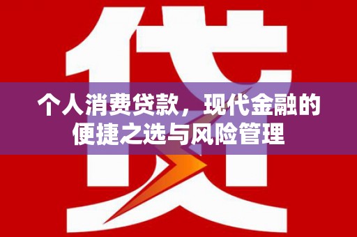 梨树县个人消费贷款，现代金融的便捷之选与风险管理