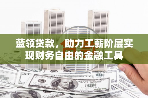 梨树县蓝领贷款，助力工薪阶层实现财务自由的金融工具