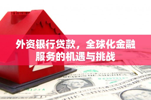 梨树县外资银行贷款，全球化金融服务的机遇与挑战
