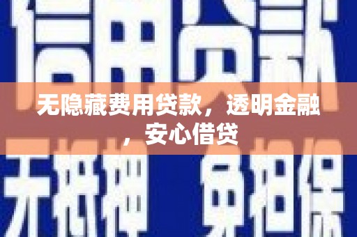 梨树县无隐藏费用贷款，透明金融，安心借贷
