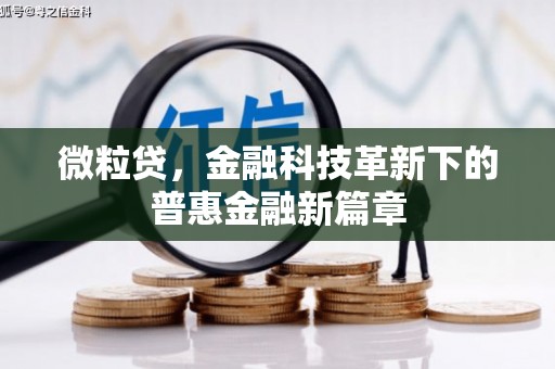 梨树县微粒贷，金融科技革新下的普惠金融新篇章