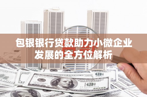 梨树县包银银行贷款助力小微企业发展的全方位解析