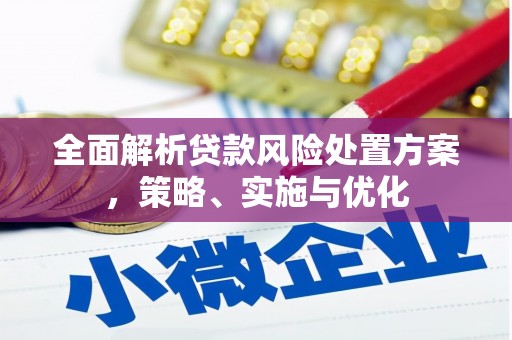 梨树县全面解析贷款风险处置方案，策略、实施与优化