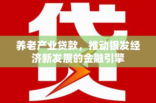 梨树县养老产业贷款，推动银发经济新发展的金融引擎