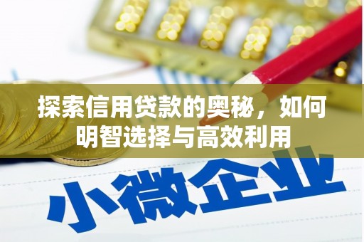 梨树县探索信用贷款的奥秘，如何明智选择与高效利用
