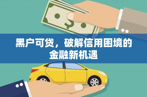 梨树县黑户可贷，破解信用困境的金融新机遇