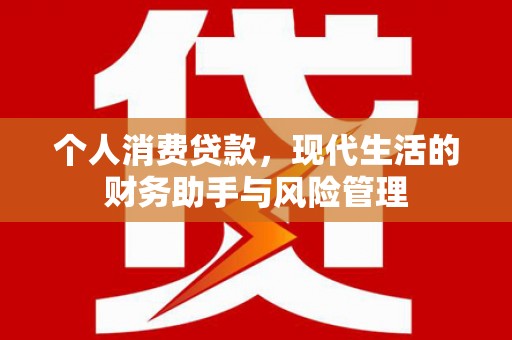梨树县个人消费贷款，现代生活的财务助手与风险管理